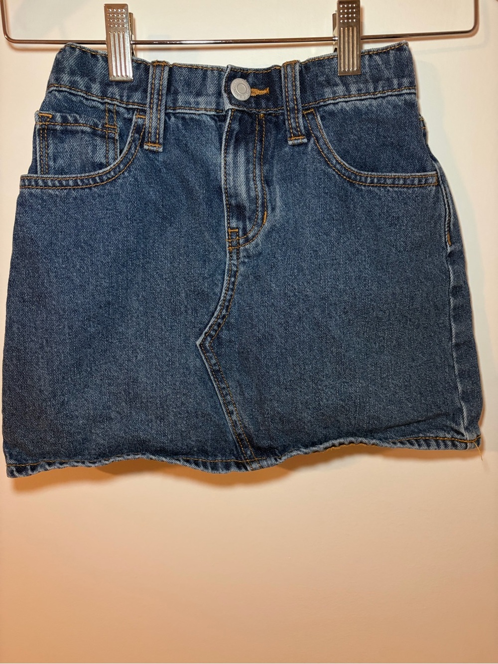 Old Navy Dark Blue Denim Mini Skirt